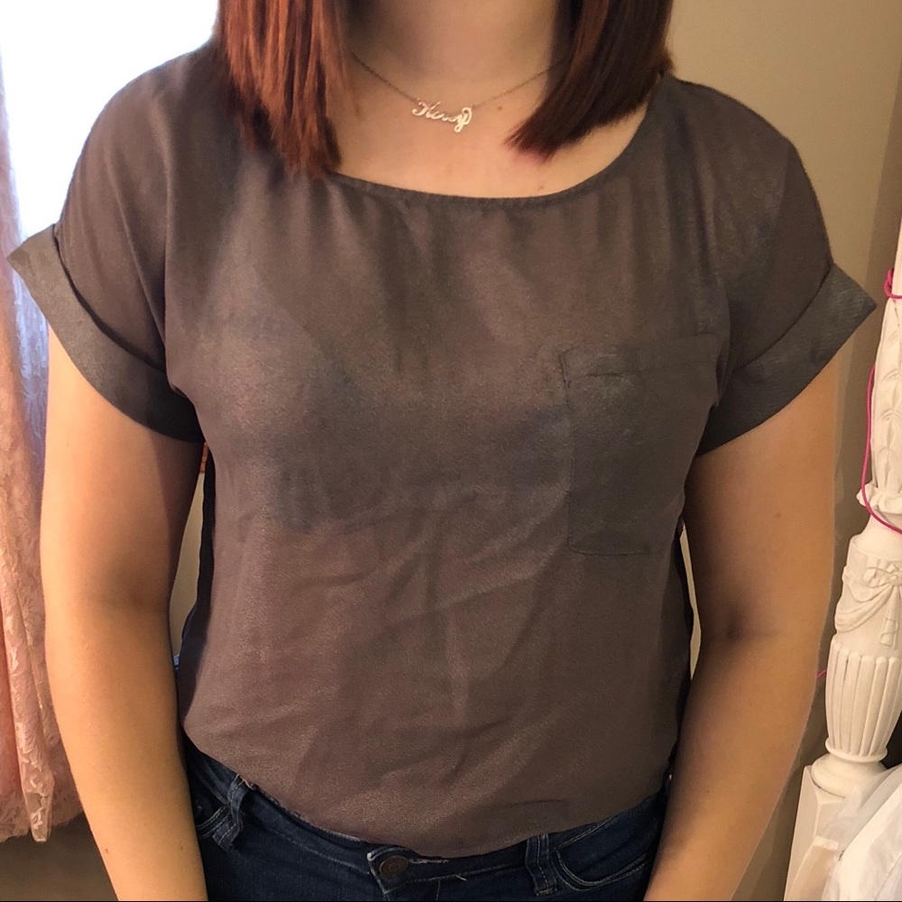 Mesh crop top